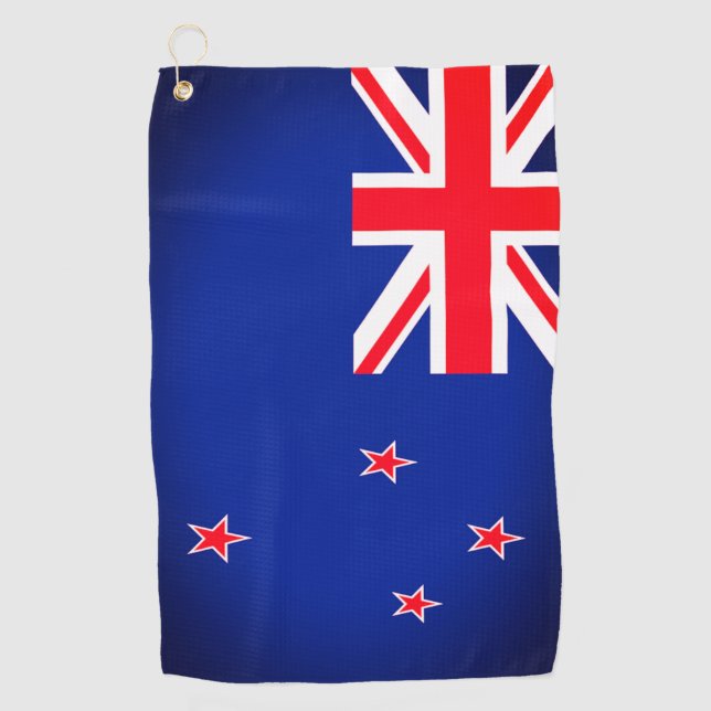 Neuseeland Flag Golf Handtuch (Vorderseite)