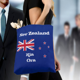 Neuseeland Flag & Kia Ora mode / Neuseeland