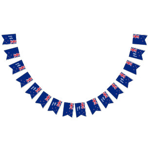 Neuseeland Flag & Kia Ora Party Banner / Hochzeite