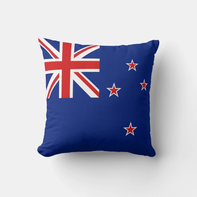 Neuseeland Flag x Flag Kissen (Vorderseite)