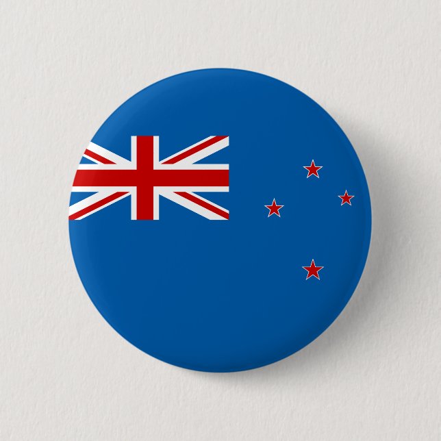 Neuseeland-Flagge Button (Vorderseite)