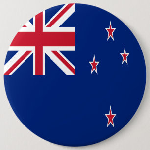 Neuseeland-Flagge Button