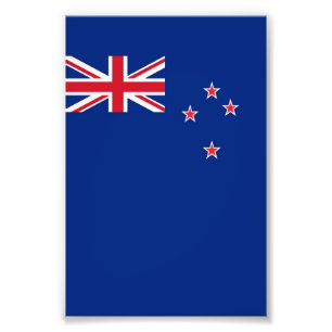 Neuseeland-Flagge Fotodruck