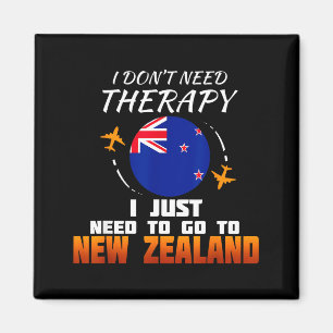 Neuseeland-Flagge I Urlaub I Lustiges Neuseeland Magnet