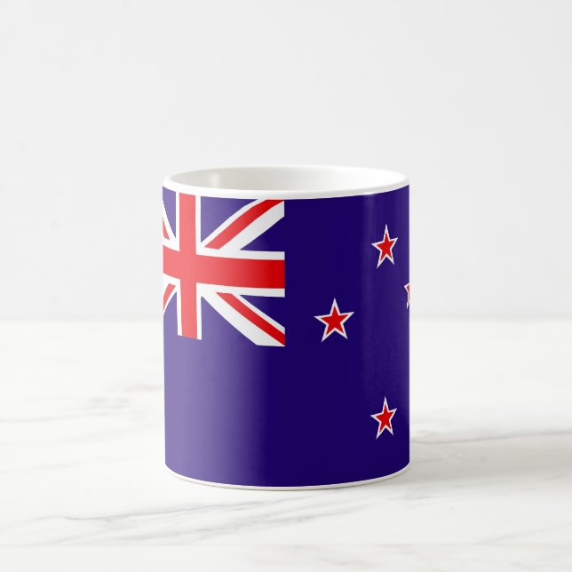 Neuseeland-Flagge Kaffeetasse (Mittel)