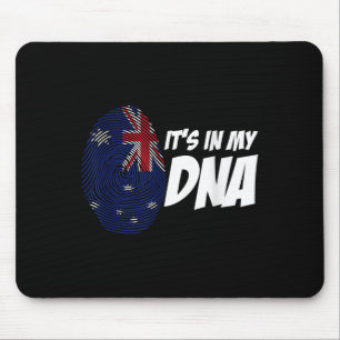 Neuseeland-Flagge Kiwi-Fingerabdruck-Geschenk Neus Mousepad