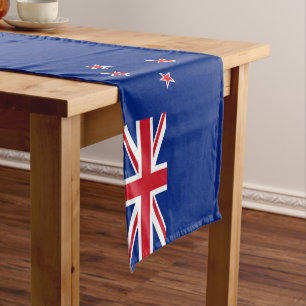 Neuseeland-Flagge Kurzer Tischläufer