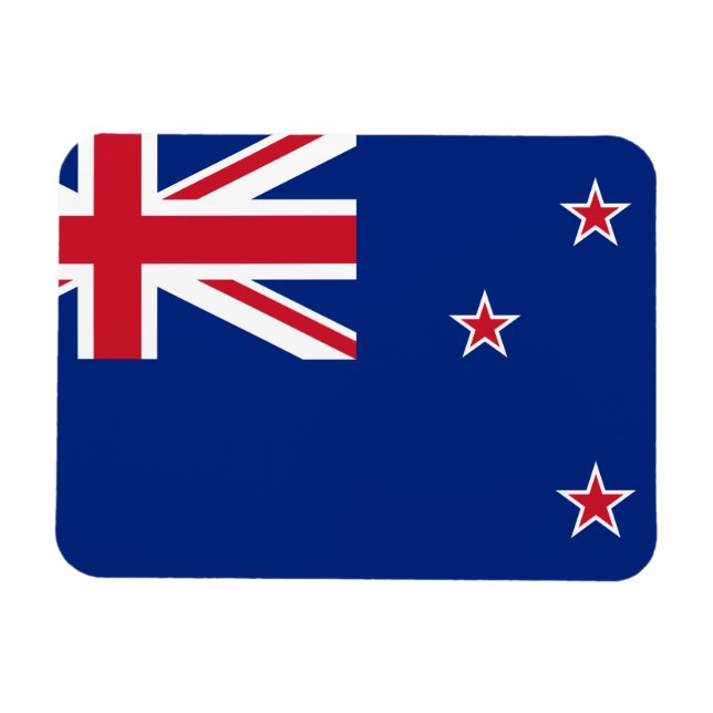 Neuseeland-Flagge Magnet (Horizontal)