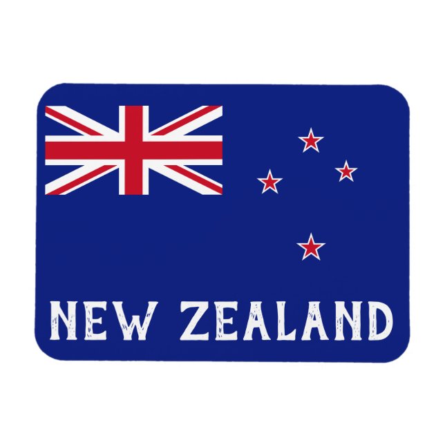 Neuseeland-Flagge Magnet (Horizontal)