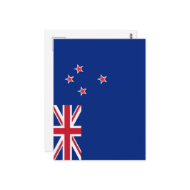 Neuseeland-Flagge Postkarte