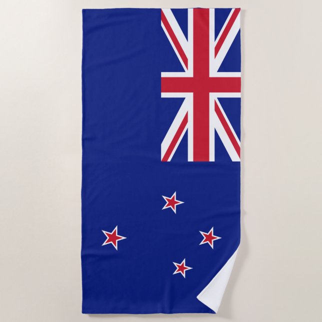 Neuseeland-Flagge Strandtuch (Vorderseite)