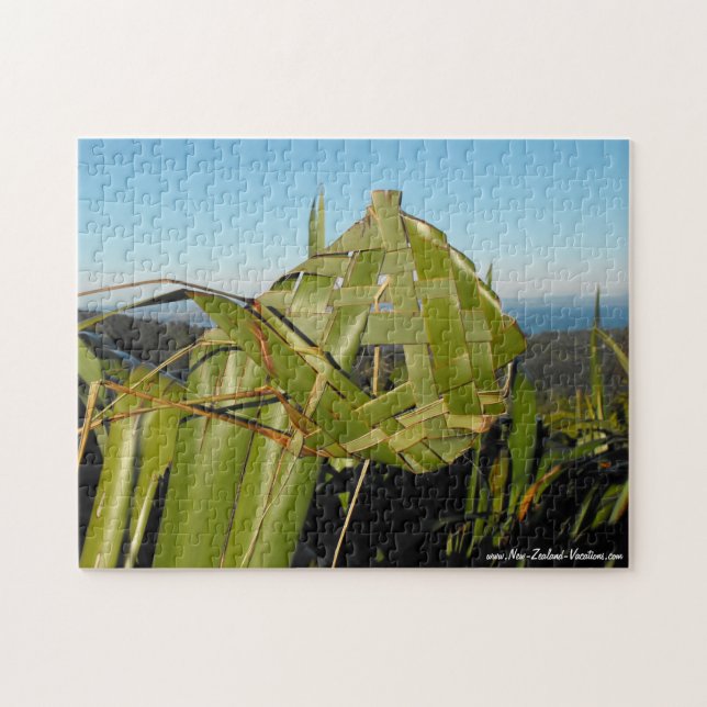 Neuseeland Flax Weaving Puzzle (Horizontal)