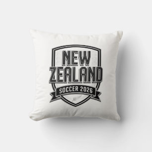 Neuseeland Fußball 2026 Fußball Bold Land Typogr Kissen