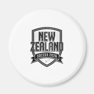 Neuseeland Fußball 2026 Fußball Bold Land Typogr Magnet