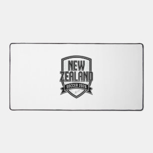 Neuseeland Fußball 2026 Fußball Bold Land Typogr Schreibtischunterlage