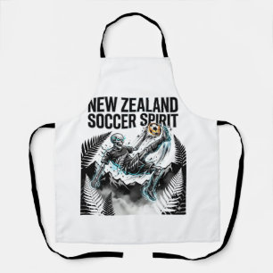 Neuseeland Fußball Geist Skelett Stürmer Nationen Schürze