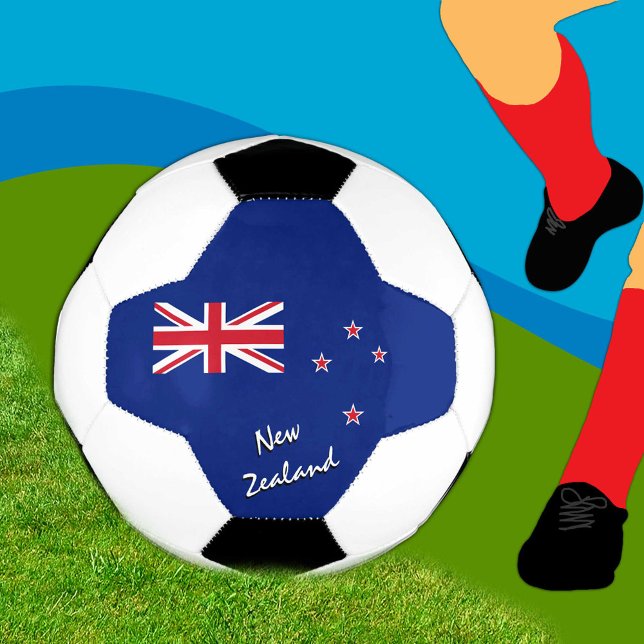 Neuseeland Fußball & Neuseeland Flagge / Sport (Von Creator hochgeladen)