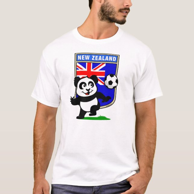 Neuseeland Fußball Panda (leichte Shirts) T-Shirt (Vorderseite)