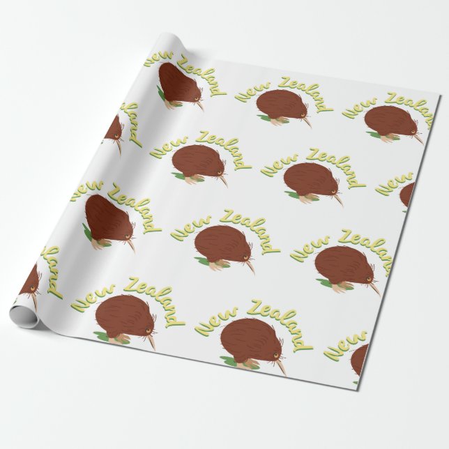 Neuseeland Geschenkpapier (Ungerollt)