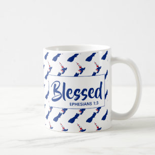 NEUSEELAND Gesegnete Epheser Christliche Schrift Kaffeetasse