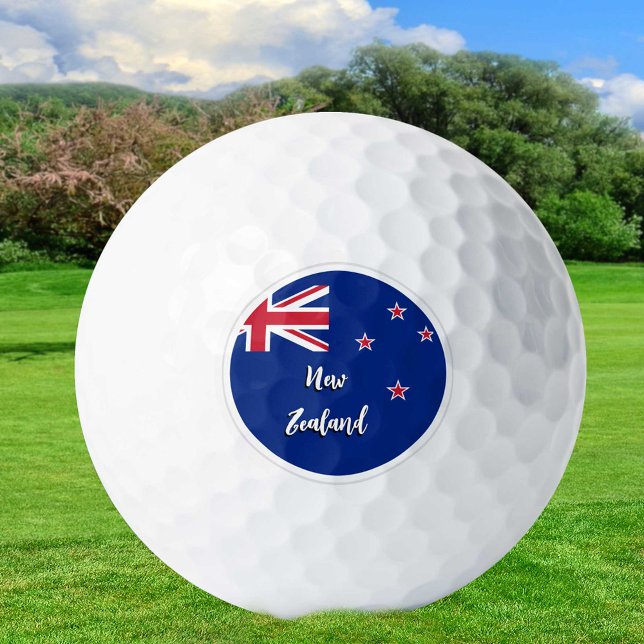 Neuseeland Golf Balls, Zealand Flag / Patriots Golfball (Von Creator hochgeladen)