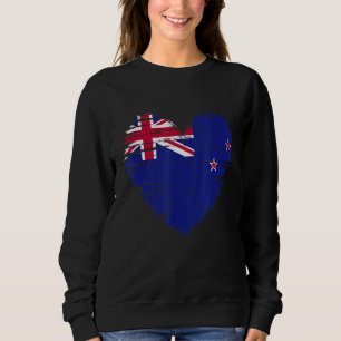 Neuseeland Herz Neuseeland Flaggen Neuseeland Pri Sweatshirt