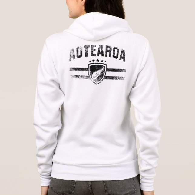 Neuseeland Hoodie (Rückseite)