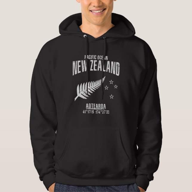 Neuseeland Hoodie (Vorderseite)