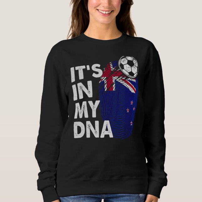 Neuseeland in meinem DNA-Neuseeland-Flaggenteam Ne Sweatshirt (Vorderseite)
