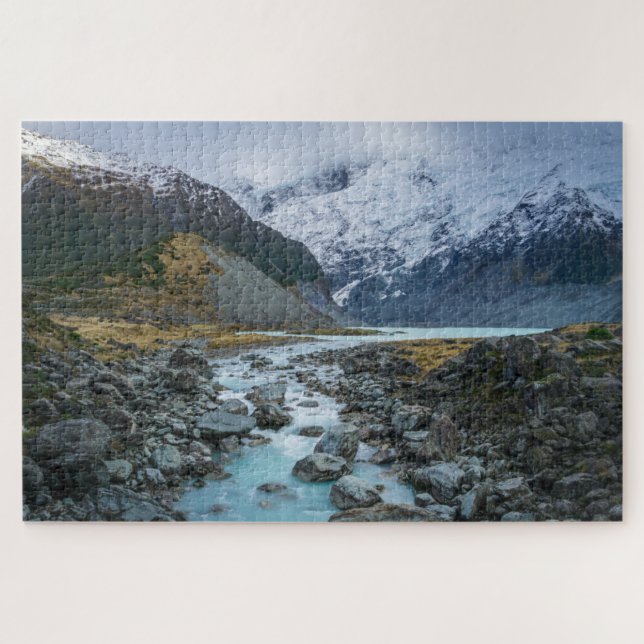 Neuseeland Island Landschaft Puzzle (Horizontal)