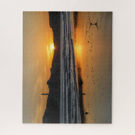 Neuseeland Jigsaw Puzzle - Castlepoint Sonnenaufga