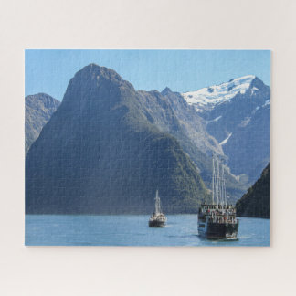 Neuseeland Jigsaw Puzzle - Cruising Milford Sound