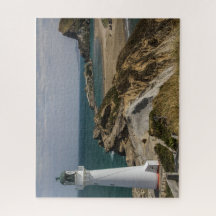 Neuseeland Jigsaw Puzzle - Leuchtturm Castlepoint