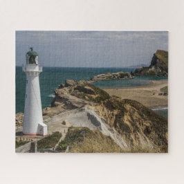 Neuseeland Jigsaw Puzzle - Leuchtturm Castlepoint