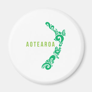 Neuseeland Karte Aotearoa New Zealander Geschenkid Magnet