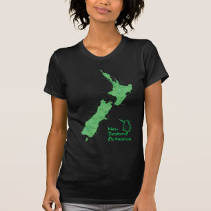 Neuseeland-Karte T-Shirt
