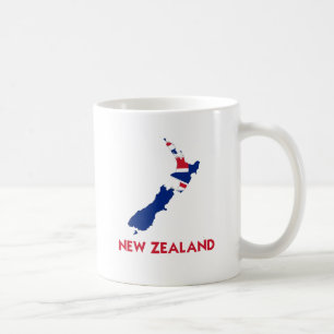 NEUSEELAND-KARTE TASSE