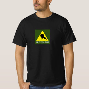 Neuseeland, Kiwi Bird & No Flying Zone /Aotearoa T-Shirt