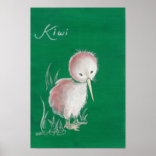 Neuseeland Kiwi Bird Poster