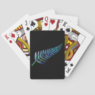 NEUSEELAND KIWI FARN SIMPLE PAUA SPIELKARTEN