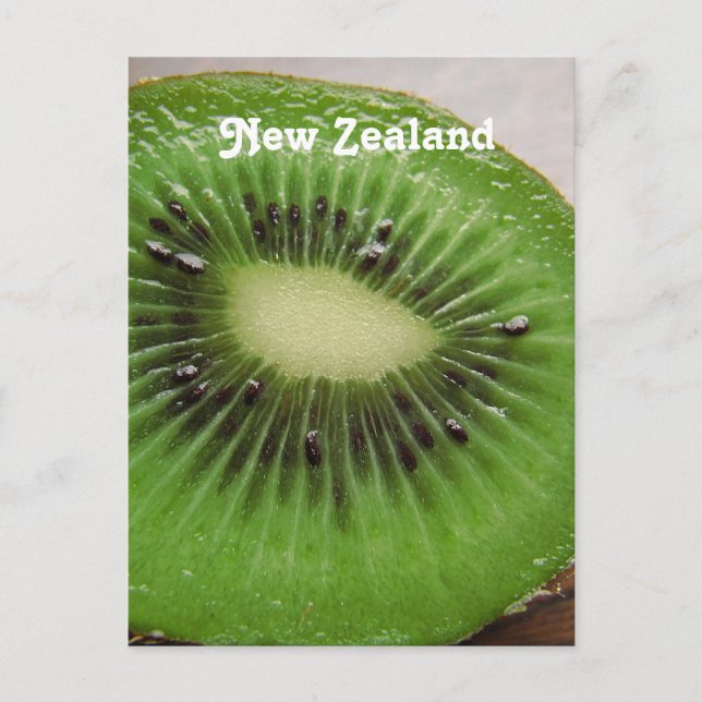 Neuseeland Kiwi Postkarte (Vorderseite)