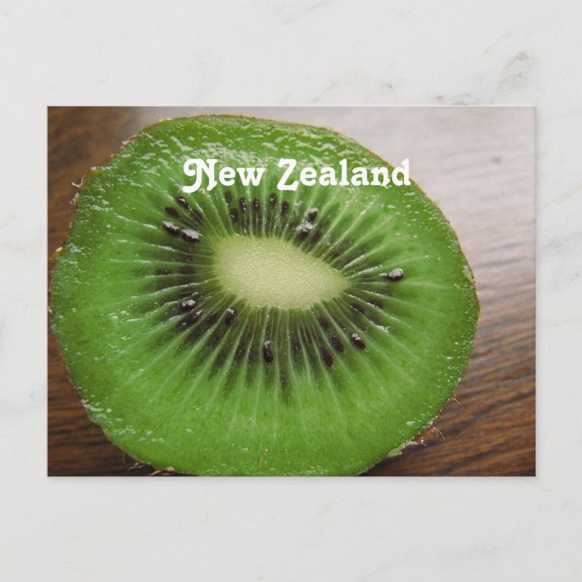 Neuseeland Kiwi Postkarte (Vorderseite)