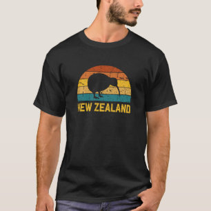 Neuseeland Kiwi Retro T-Shirt