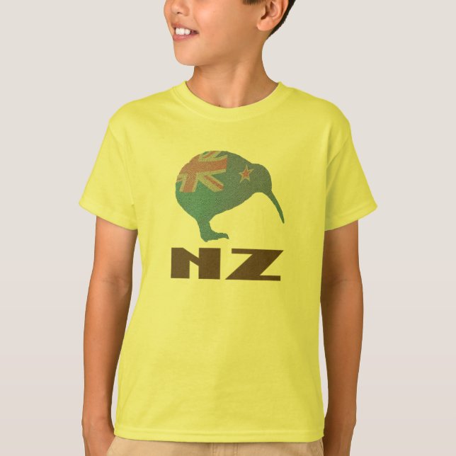 Neuseeland-Kiwi scherzt Shirt (Vorderseite)