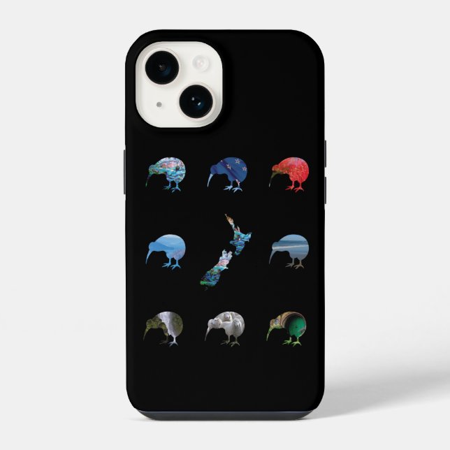 NEUSEELAND KIWIS iPhone HÜLLE (Rückseite)