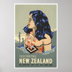 Neuseeland-Kunst-Reiseposter-Druck (TR139)a Poster