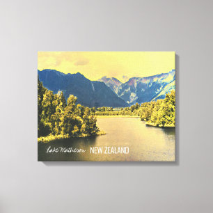 Neuseeland Lake Matheson South Island Leinwanddruck