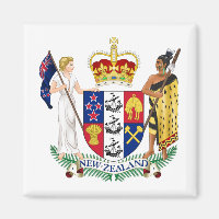 Neuseeland Landeswappen Symbol Emblem Flagge