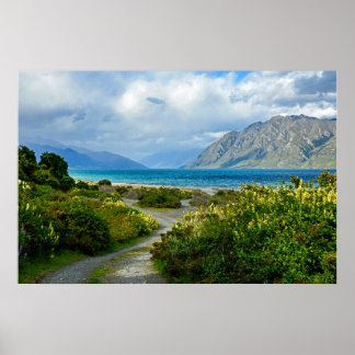 Neuseeland Landschaft Poster