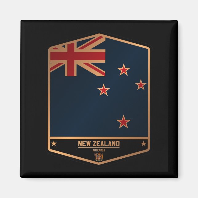 Neuseeland Magnet (Vorne)